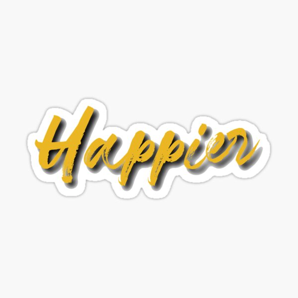 Happier Stickers Redbubble - roblox music id to happier from marshmello