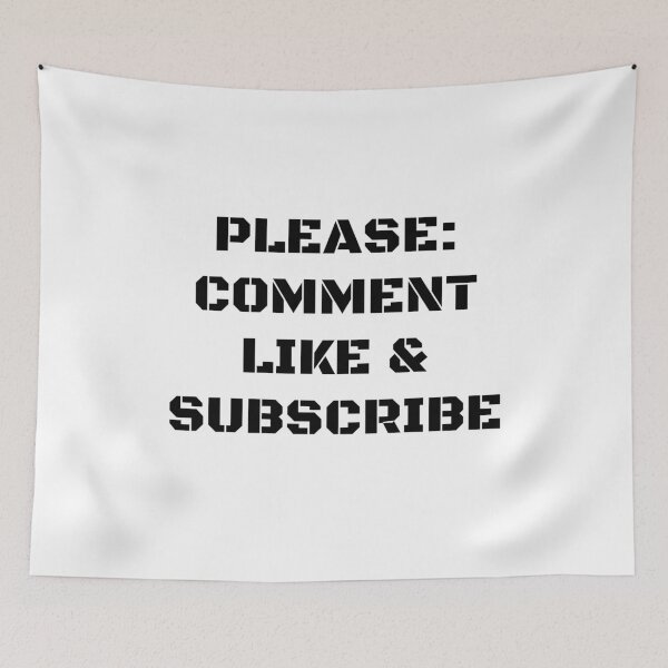 Item preview, Please Comment Like and Subscribe designed and sold by spoeg.