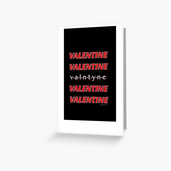 Valentine 5SOS Greeting Card