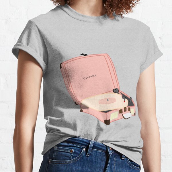 Vintage Pink Record Player Classic T-Shirt
