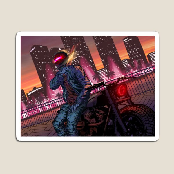 Artikelvorschau, Miami Turbo Killer - Synthwave entworfen und verkauft von Heriberto Martinez Jr.