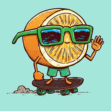 Artwork thumbnail, The Orange Skater by nickv47