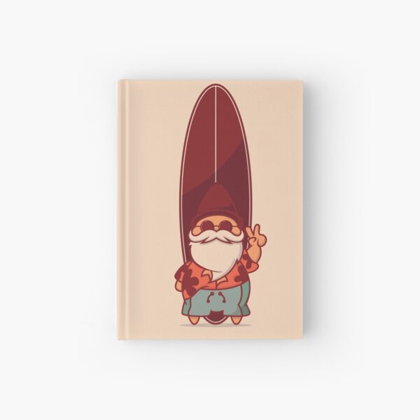 Hawaiian Surf Gnome Hardcover Journal