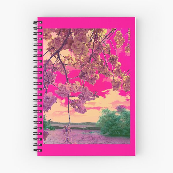 Item preview, Rose Gold Island Nature Aesthetic Pink Print designed and sold by Steez Art.