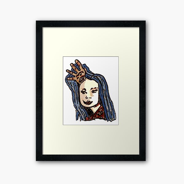 “Little sis” Framed Art Print