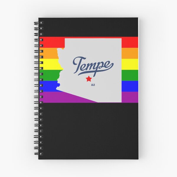 Item preview, Tempe Gay Pride Shirt - Tempe LGBT Rainbow Flag Shirt - Tempe Arizona Gay Pride designed and sold by Galvanized.