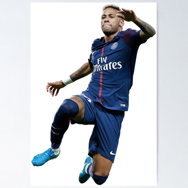 Affiche Neymar - PSG - Paris Saint Germain - Convient à l'encadrement -  Posters