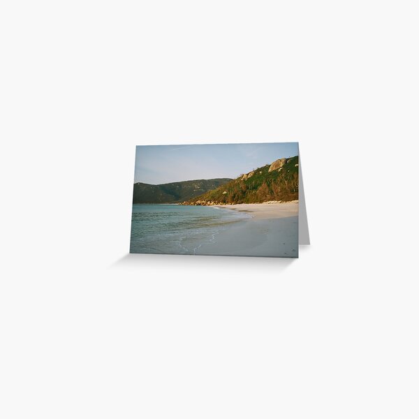 dawn at Little waterloo bay , Greeting Card