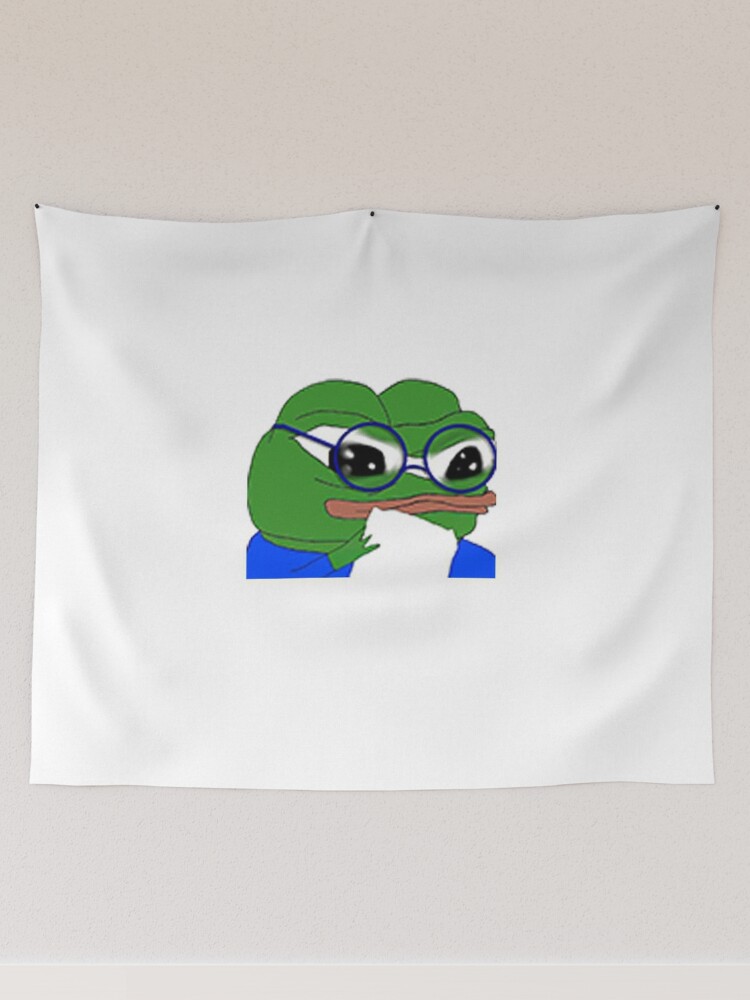 Pepega -Funny Emoji Tapestry for Sale by renukabrc