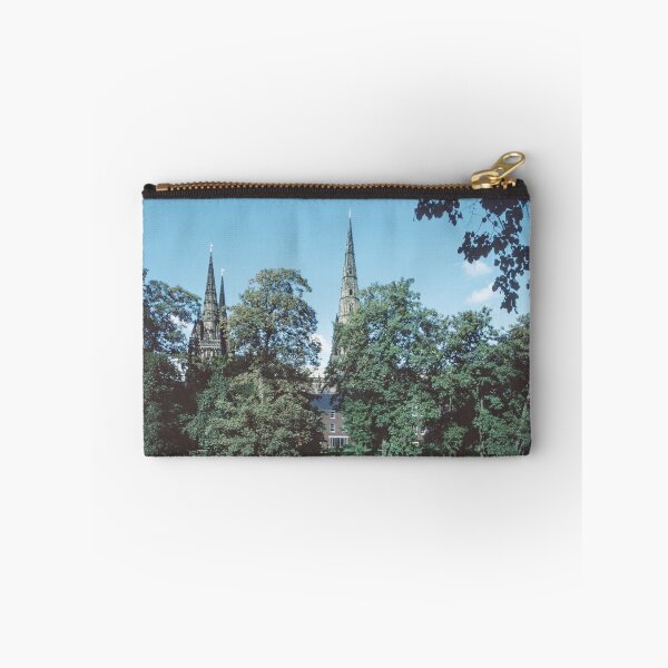 Item preview, 3 Sisters Cathedral over trees Litchfield England 19840926 0003 designed and sold by Fred Mitchell.