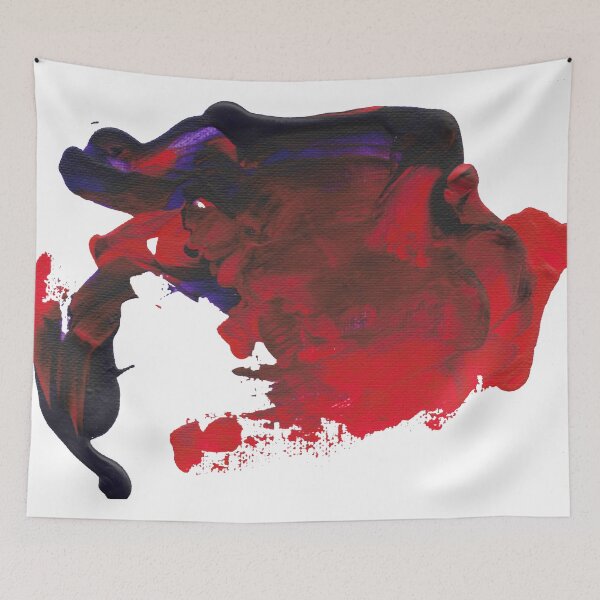Item preview, Abstract Betta in Purple and Red designed and sold by CrystalRaen.