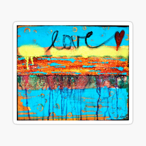 ABSTRACT LOVE Sticker