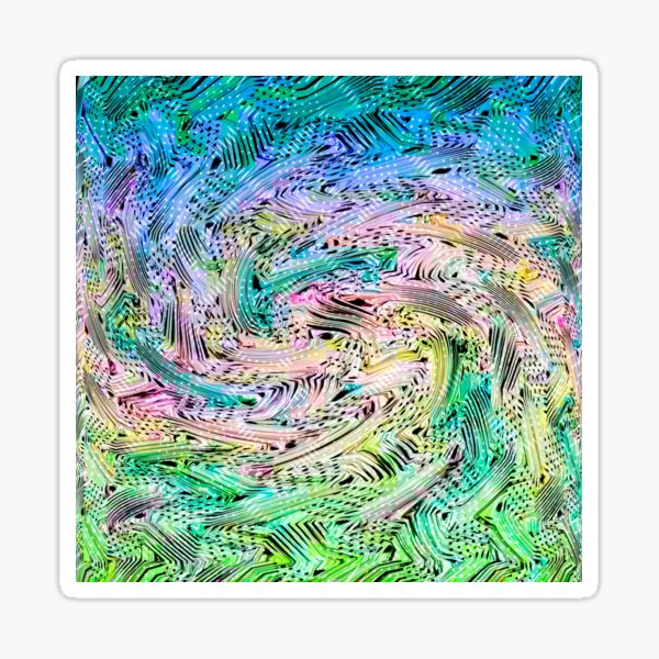 "Pastel Swash" Sticker for Sale by SandyMoulder Redbubble