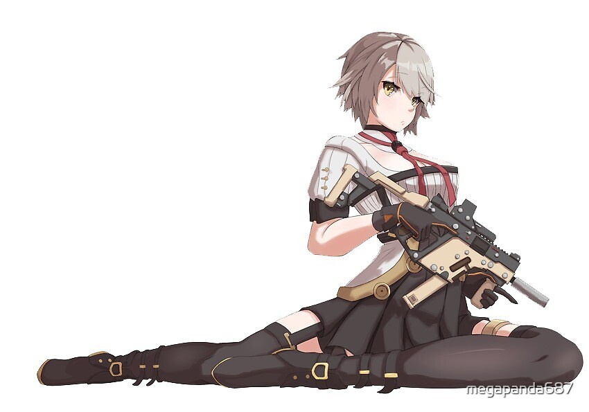 Vector Girl S Frontline Sexy Anime Chick By Megapanda687 Redbubble