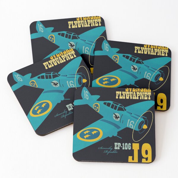 Item preview, Swedish J9 EP-106 Seversky Republic P-35 Airplane by Dennis Weber of ShreddyStudio designed and sold by Dennis Weber.