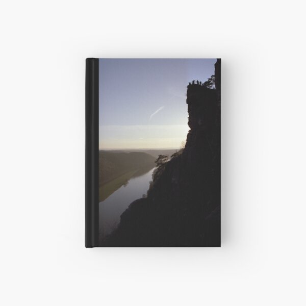 Bastei, lookout over the Elbe valley, Germany Hardcover Journal
