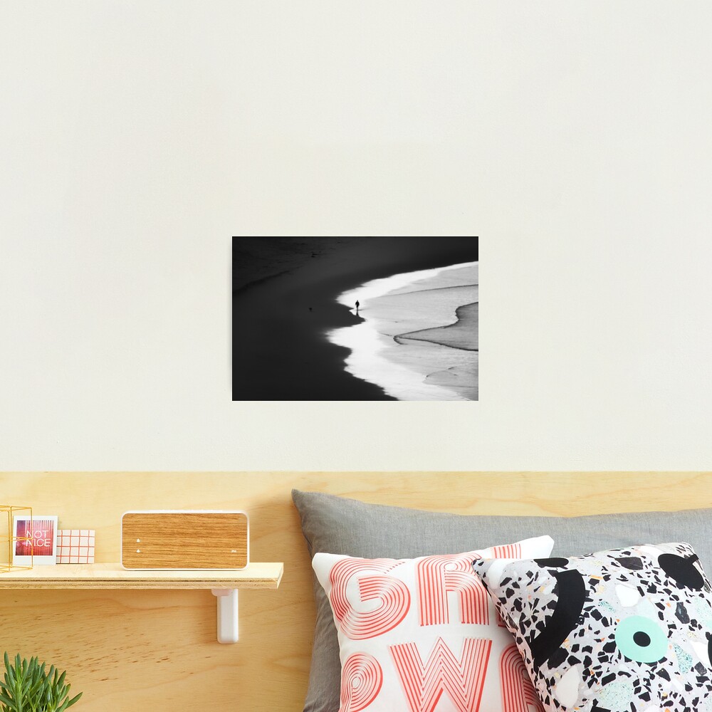 Walking The Tideline Photographic Print
