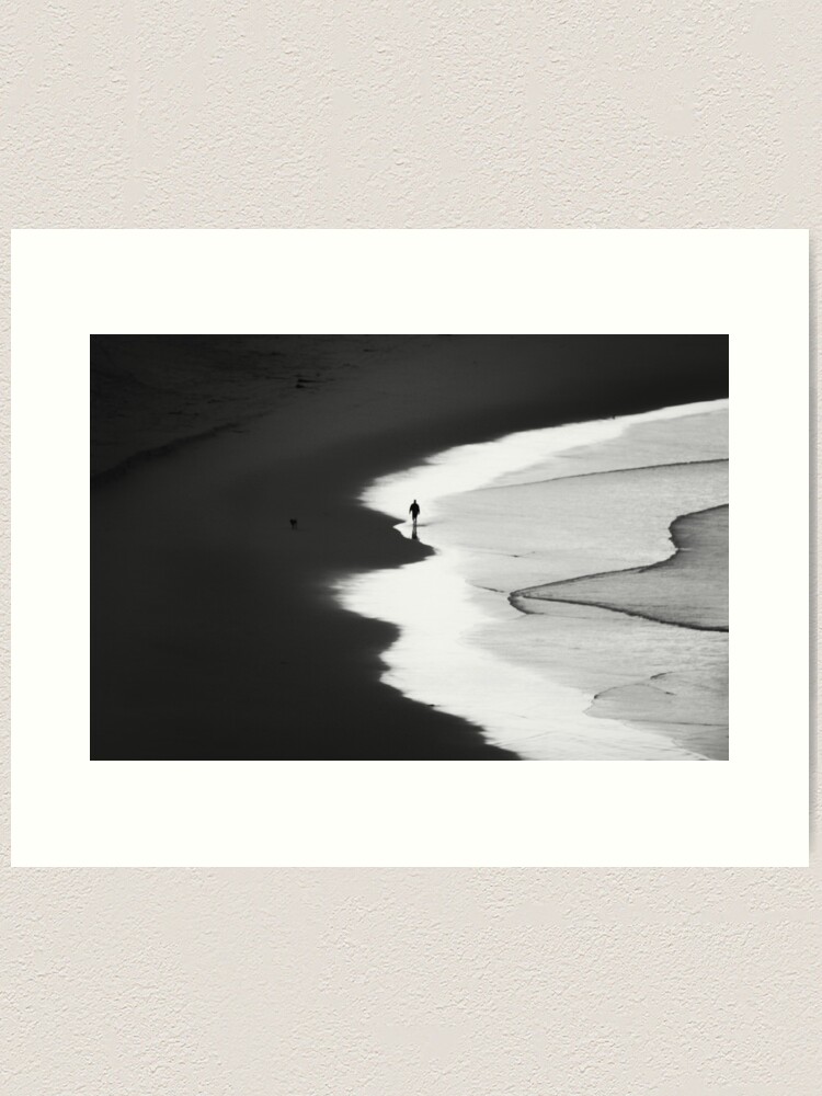 Alternate view of Walking The Tideline Art Print