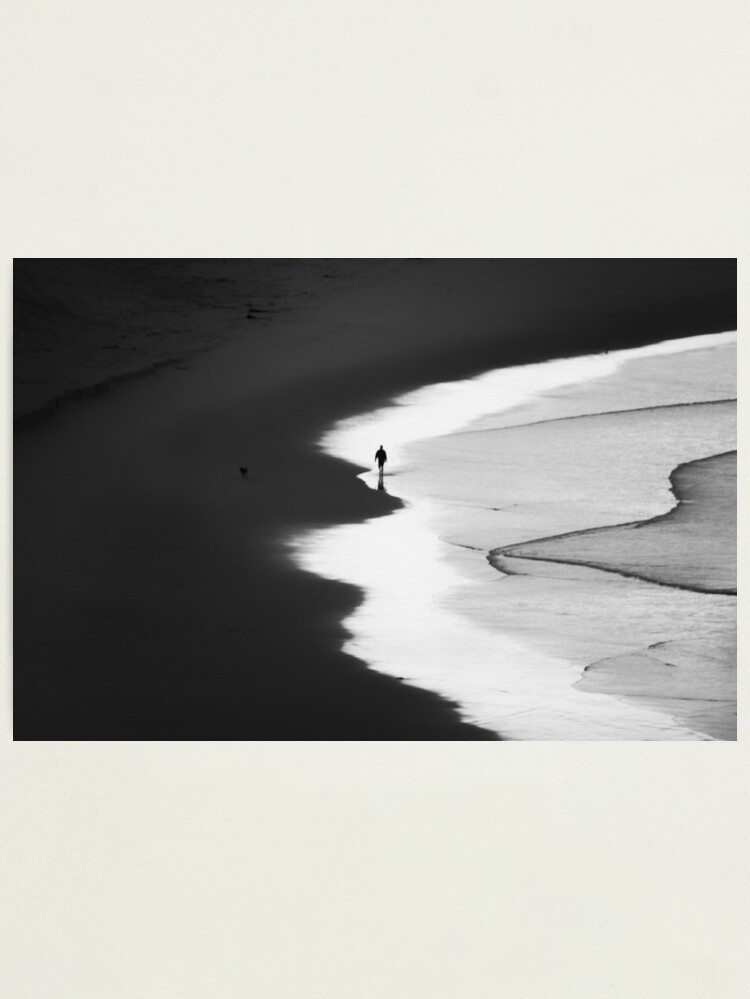 Alternate view of Walking The Tideline Photographic Print