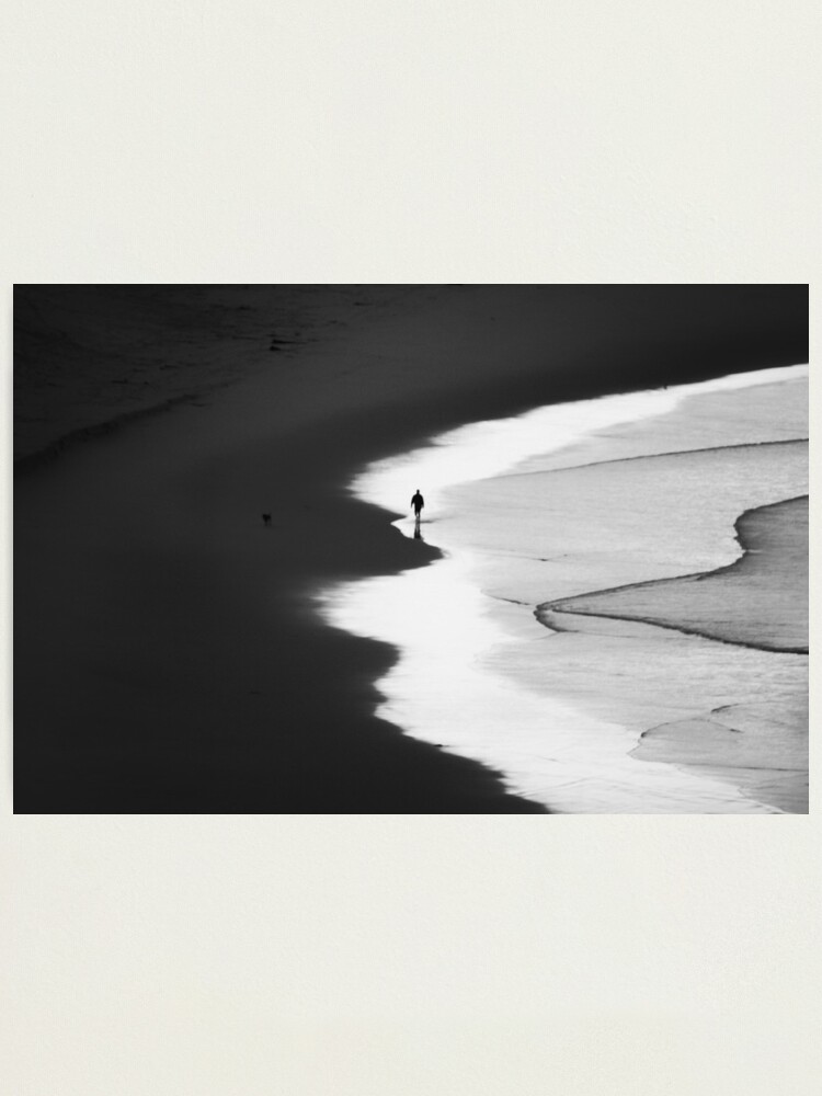 Thumbnail 1 of 3, Photographic Print, Walking The Tideline designed and sold by ronmoss.
