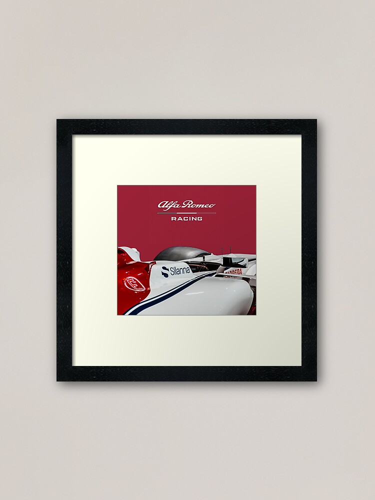 Alternate view of Alfa Romeo Racing Formula 1 Team Framed Art Print