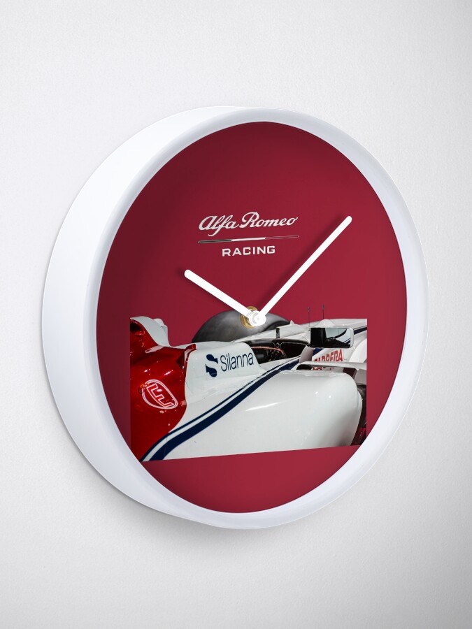 Alternate view of Alfa Romeo Racing Formula 1 Team Clock