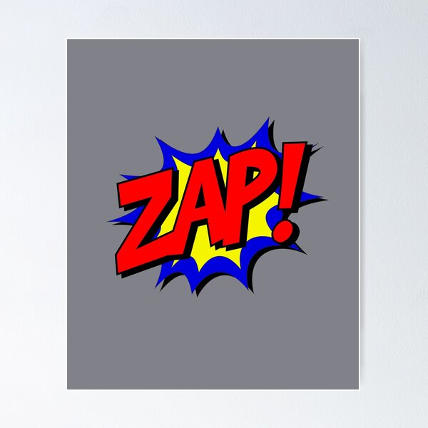 Comic Sound Effect Posters for Sale | Redbubble