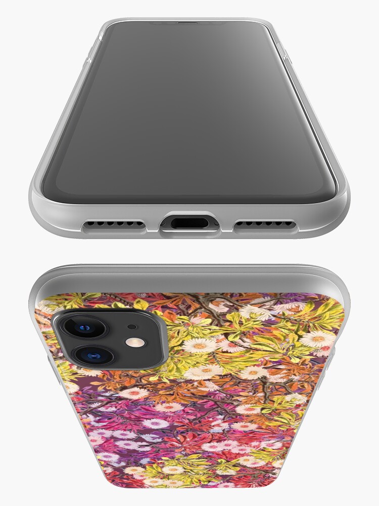 Alternate view of Floral Psychedelic Pattern iPhone Case & Cover