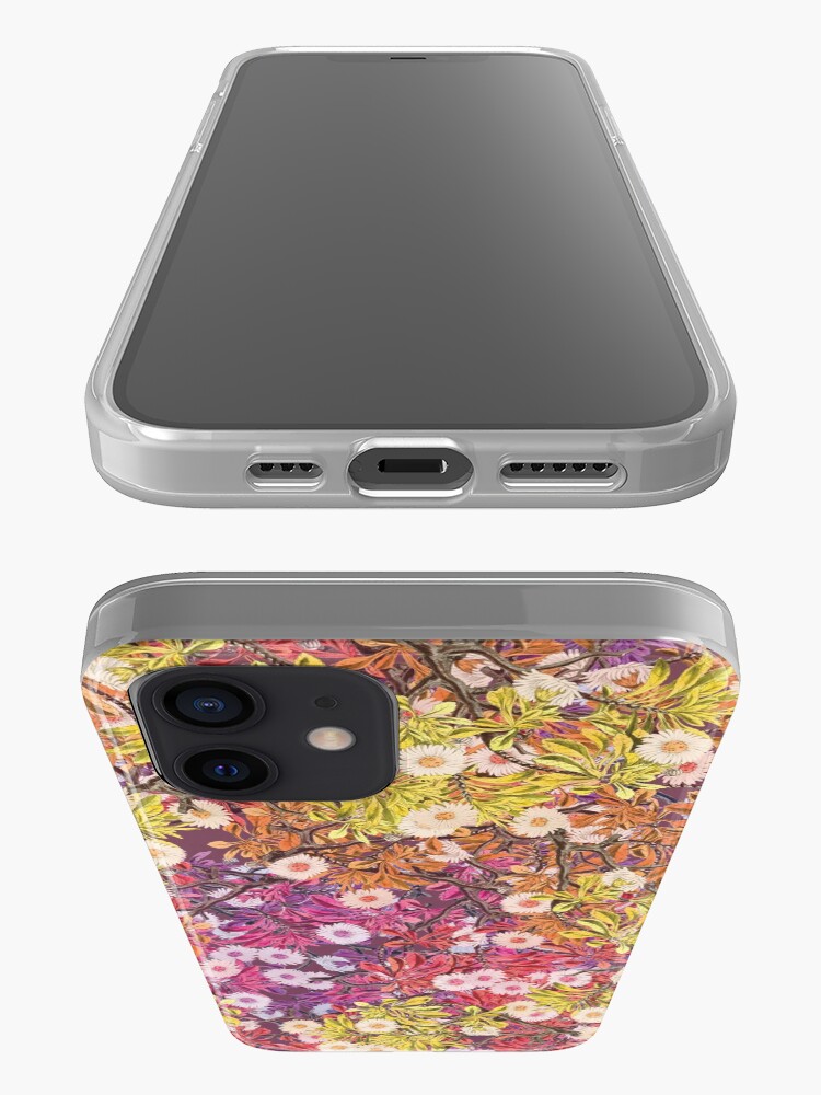 Alternate view of Floral Psychedelic Pattern iPhone Case & Cover
