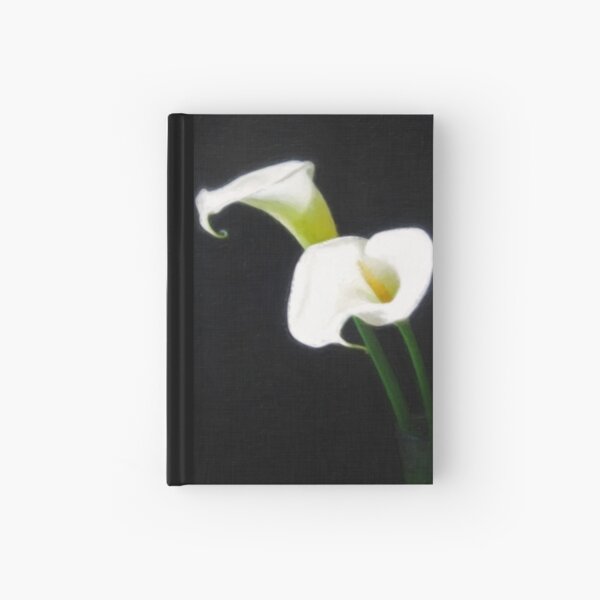 Elegant Calla Lily Flowers 1 Painterly Hardcover Journal