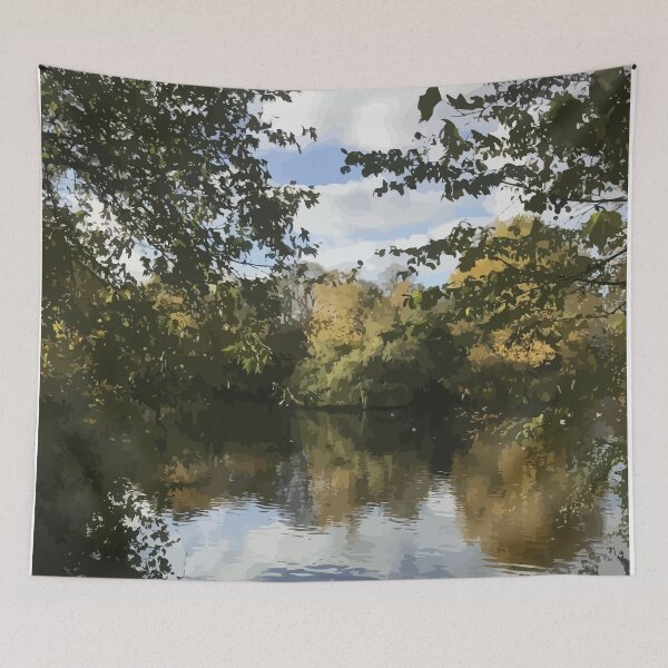 Item preview, Lake in Autumn designed and sold by Henrik Gulliksen Schüller.