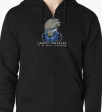 Garrus Is My Space Boyfriend Zipped Hoodie