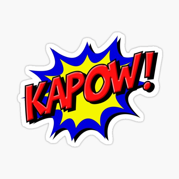 Kapow%21 Stickers | Redbubble