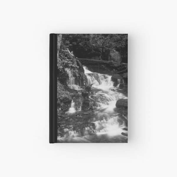 Falls in Black and White Hardcover Journal