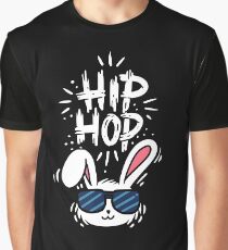 Hase Grafik T-Shirt