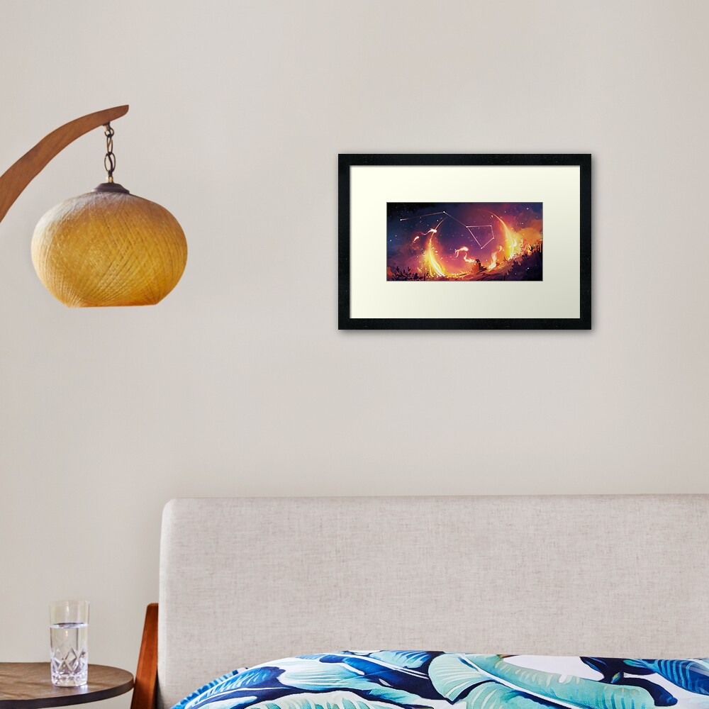 Item preview, Framed Art Print designed and sold by Elentori.