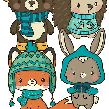 Artwork thumbnail, Forest Friends by Koala Designs & Print