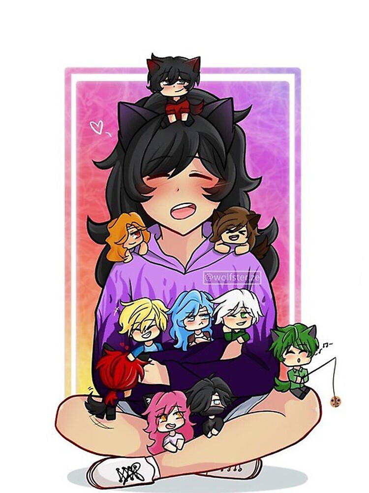 &quot;Aphmau and friends&quot; Mini Skirt by anniezray Redbubble