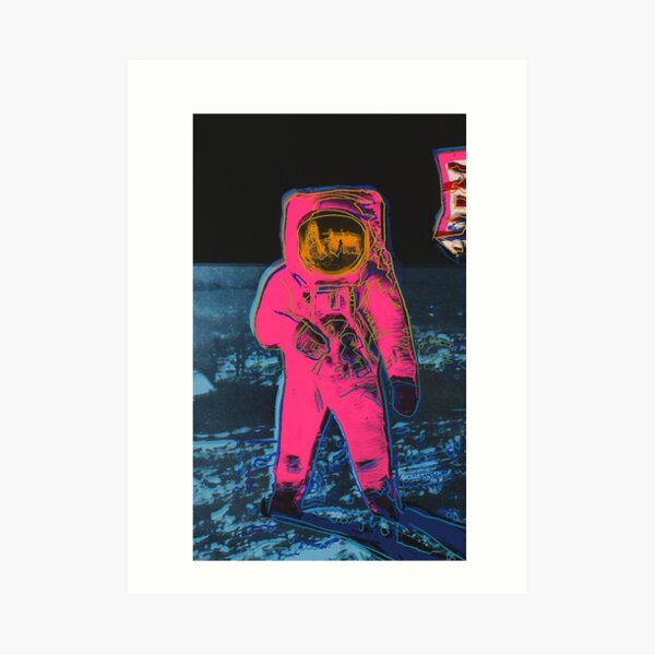 Andy Warhol Moon Walk impresión de alta calidad Lámina artística