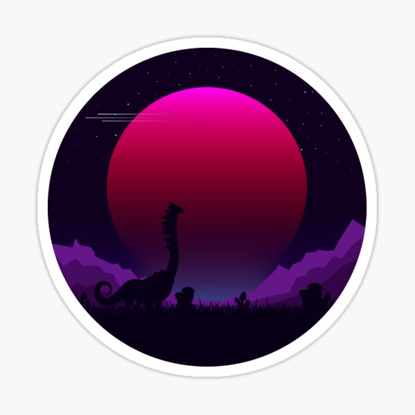 Illustration No Man's Sky Sticker