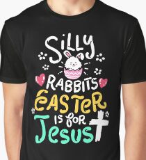 Hase Grafik T-Shirt