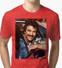 Camiseta de tejido mixto Thomas Magnum PI