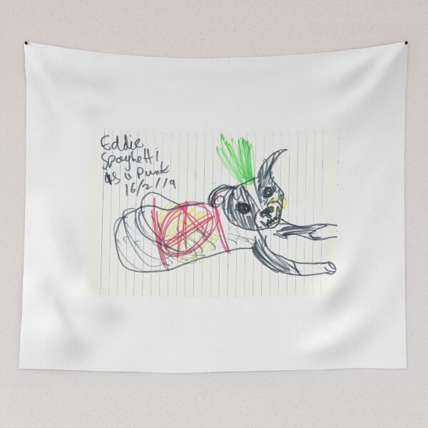 Item preview, Eddie Spaghetti is a punk designed and sold by Paint-A-Pup.