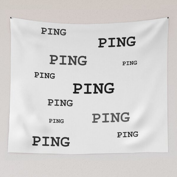 Item preview, Ping Video Gaming Slang design designed and sold by GetItGiftIt.