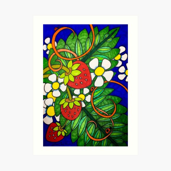 Strawberry Fields Art Print