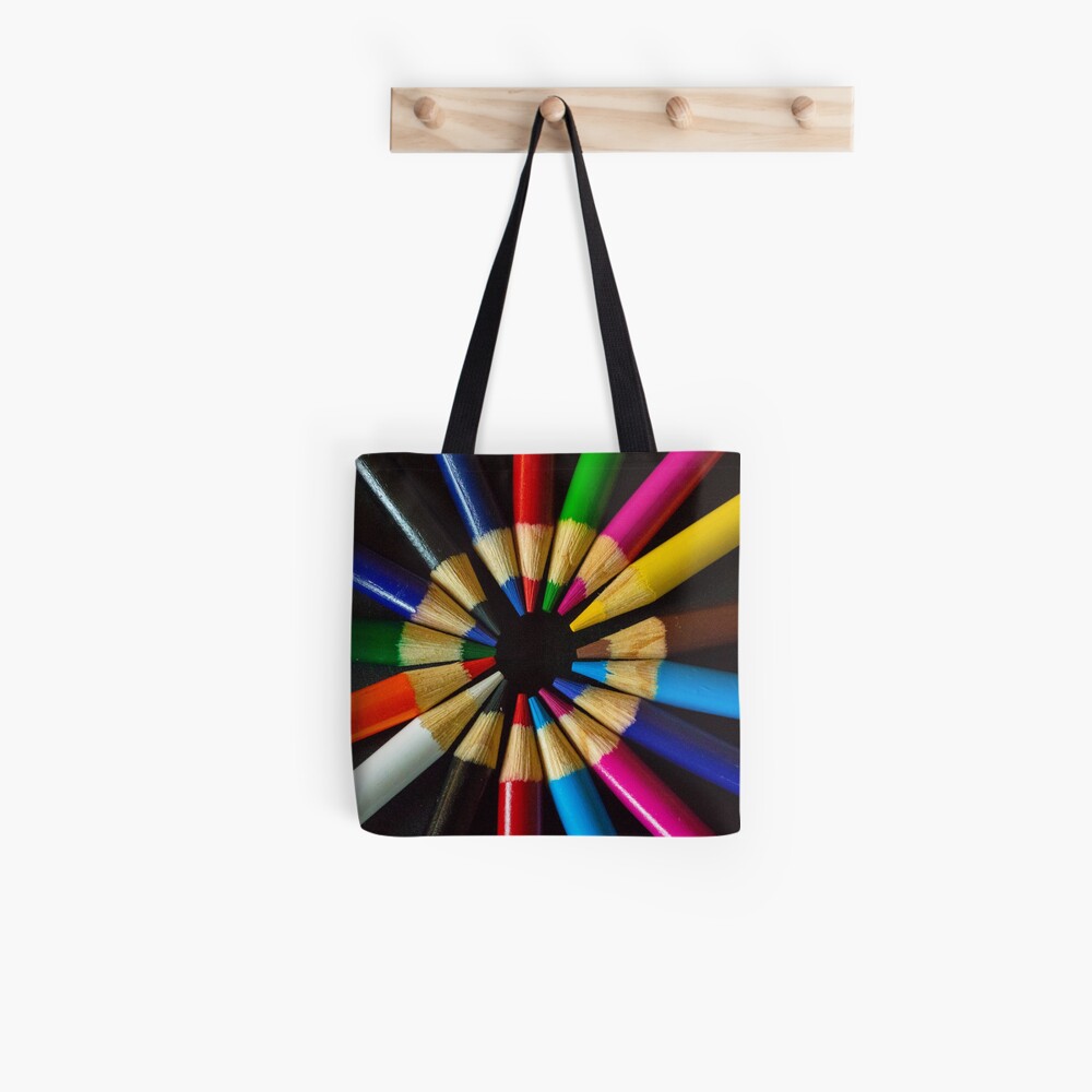 Coloured Wheel Tote Bag