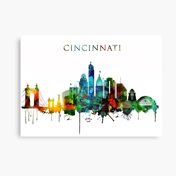 Item preview, Cincinnati City Skyline designed and sold by DimDom.