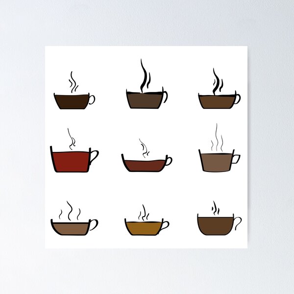 Item preview, Set of Coffee and Tea Cups designed and sold by Tansel Diplikaya.