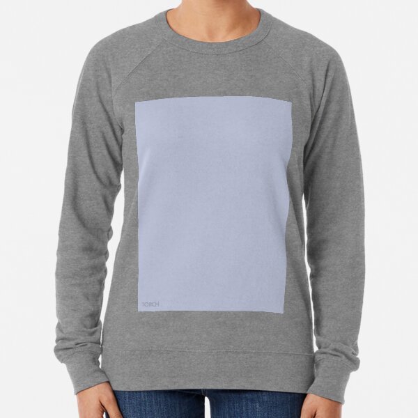 plain light blue sweatshirt