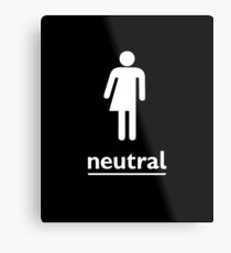 Gender Neutral - there are more than two sexes - feminism Metal Print